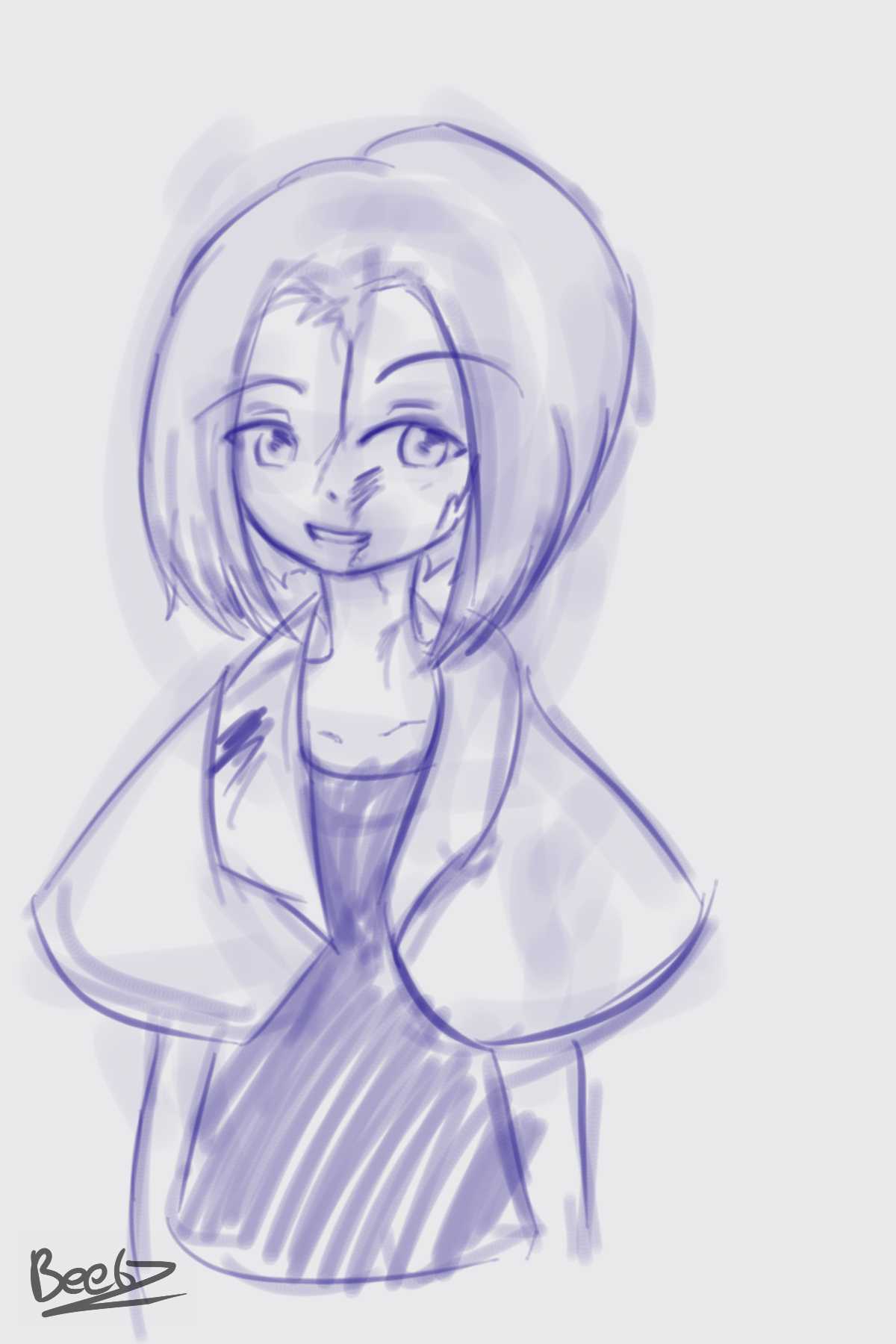 Dying idiot (sketch).B8uqp Mm